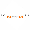 Riel para Cortina  Extensible (245-275 cm). Barras Cortinero Resistente. Incluye accesorios.
