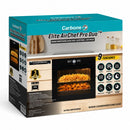 Horno Empotrable Elite AirChef Pro Duo Gas Y Eléctrico Con Air Fryer de 75 Litros y Pantalla Digital. Color Negro (60cm)