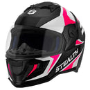 Casco Stealth Solid Brillante Blanco/Rosa Talla M