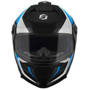 Cascos Stealth Solid Brillante Blanco/Azul