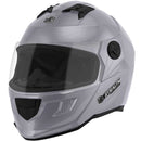 Casco Stealth Solid Brillante Gris Plata Talla M