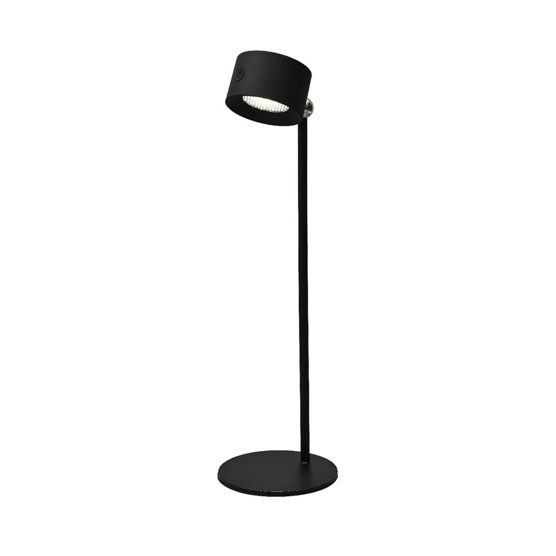 Lámpara de Mesa LED negra RGB. Lámpara de pared ajustable, se adapta a mesas y soporte de pared.