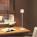 Lámpara de Mesa LED blanca RGB. Lámpara de pared ajustable, se adapta a mesas y soporte de pared.