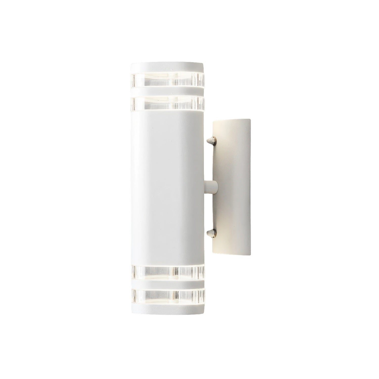 Lámpara de pared exterior LED Blanca de 10W con luz cálida de 3000K y 900 lúmenes.