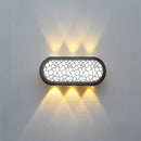 Lámpara de Pared de Exterior  Negra LED 12W, luz cálida de 3000K y 1050 lúmenes.