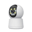 Cámara de seguridad inteligente con Wifi 1080p HD/32Gb, color blanco.