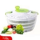 Centrifugador ENSALADAS Vegetales 4L Fácil de limpiar. Con manivela para escurrir. Escurridor Secador