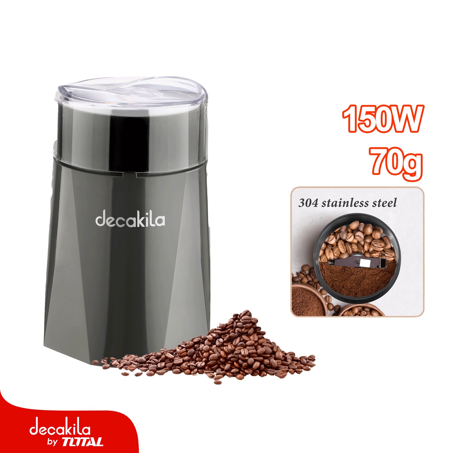 Moledor de granos de café 150W 70 gramos