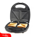 Sandwichera, waflera y grill 3 en 1 de 750W 120V Con moldes cambiables (1 plancha para 3 usos)