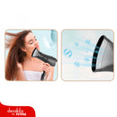 Secador de cabello 1800W (Función de ionizado) 2 velocidades. Incluye accesorios. Blower.