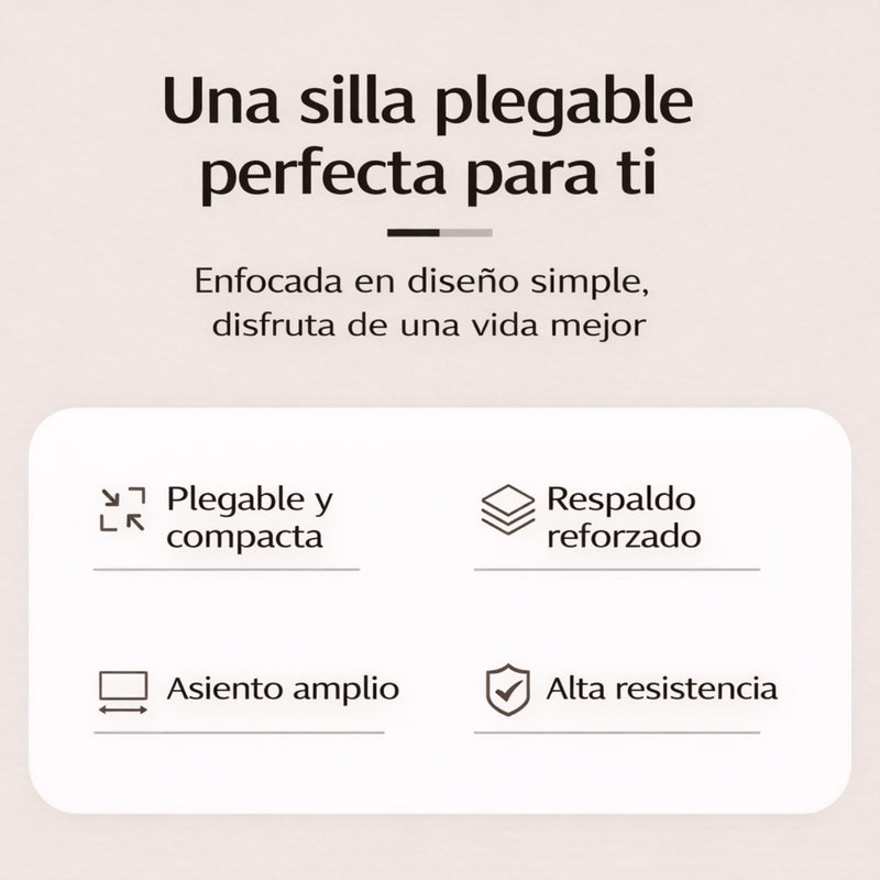 Silla Plegable Reforzada En Acero (79×45×45Cm). Marco Blanco Y Asiento verde de Malla Transpirable. Soporta hasta 150kg.