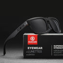 Lentes de Sol Polarizados UV400 Unisex, Montura Rectangular Ligera, Protección Antirreflejo para Conducir, Pesca y Actividades al Aire Libre.(Incluye Estuche). Color Negro.