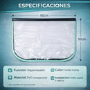 Protector Impermeable para Puerto de Carga de Auto Eléctrico. Cubierta Antilluvia Magnética de PVC. Funda Contra Agua y Polvo Para Carro. Color Verde