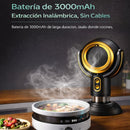 Campana Extractora de Escritorio Portátil Recargable con Filtro humo PM2.5 Y Filtro de Aceite. Mini Extractor de Humo para Cocina y Mesa De Alta Succión y Bajo Ruido
