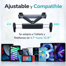 Soporte Universal para Tablet y Celular para Reposacabezas de Auto Ajustable 360°. Soporte Para Ipads Y Celulares Para dispositivos hasta 12"