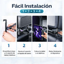 Soporte Universal para Tablet y Celular para Reposacabezas de Auto Ajustable 360°. Soporte Para Ipads Y Celulares Para dispositivos hasta 12"