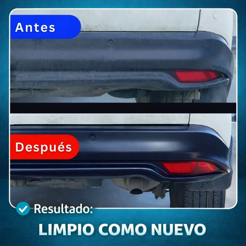 Abrillantador de Llantas para Llantas y Plásticos 50g  Brillo Duradero. Pasta Restauradora Protección Antienvejecimiento para Autos (Incluye Esponja)
