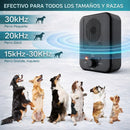 Dispositivo Antiladridos Ultrasónico para Perros Recargable. Control Automático de Ladridos sin Collar Seguro para Mascotas De Uso Interior y Exterior IPX4