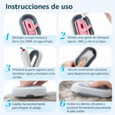 Cepillo para Mascotas con Depósito de Agua Integrado, Removedor de Pelo y Masajeador 3 en 1. Cepillo de Limpieza para Perros y Gatos de Silicona Suave.
