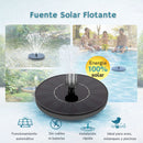 Fuente Solar Flotante para Estanques y Piscinas 6.3” (16cm). Fuente de Agua para Jardín con Panel Solar. Decoración para Pájaros, Lagos y Albercas