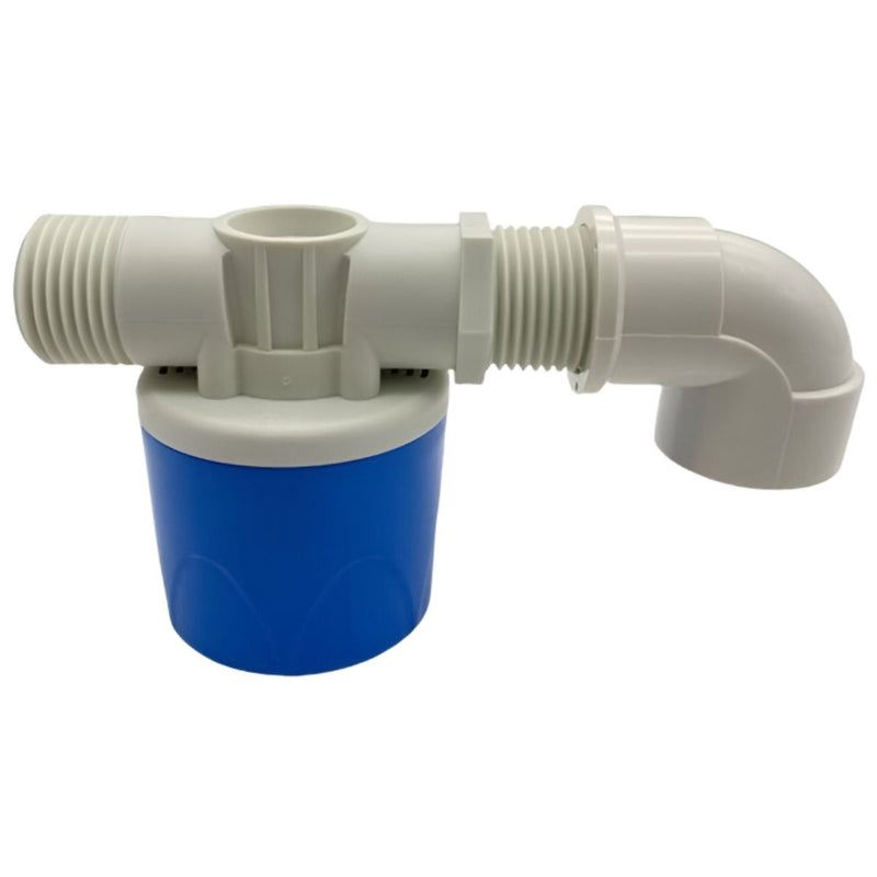 Válvula de control de nivel de agua 3/4". Horizontal. Ideal para tanques de agua.