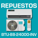 Repuestos de Aire Acondicionado Split Inverter 24,000 BTU-88 R32 Coil De Cobre SEER 18.