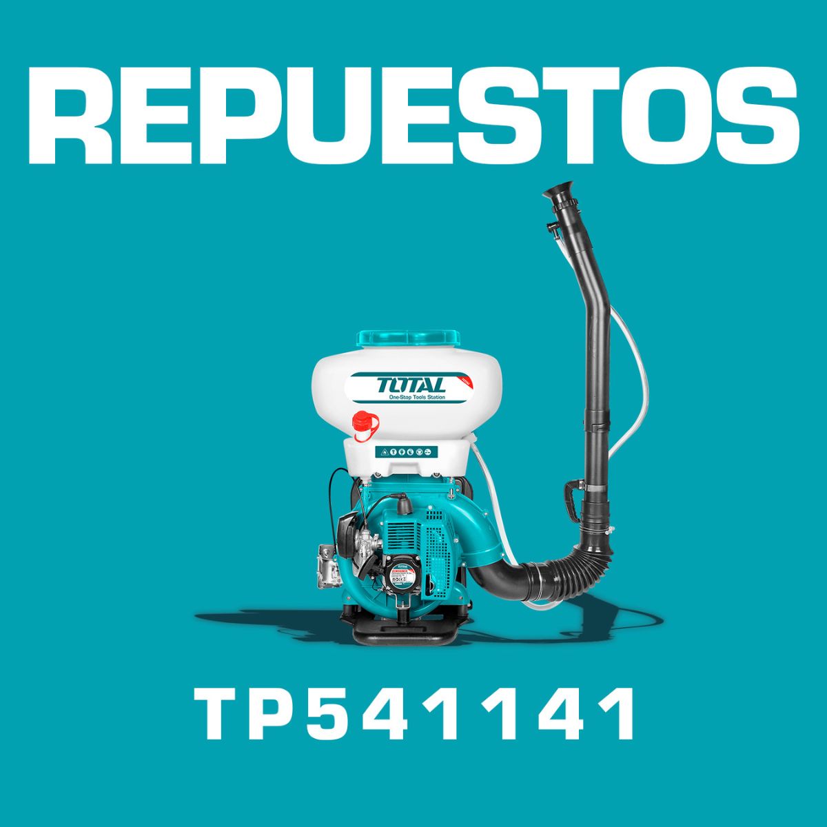 Repuestos Fumigadora de espalda motorizada. 2 Tiempos de 41.5cc (2.13KW). Codigo TP541141