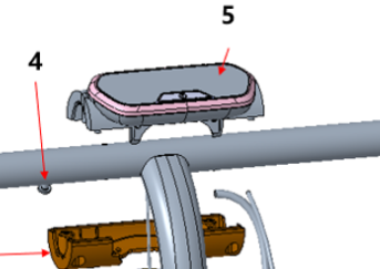 Display de repuesto para Scooter Segway Ninebot C2 / C2 Pro (compatible para SEG1.7 y SEG47)