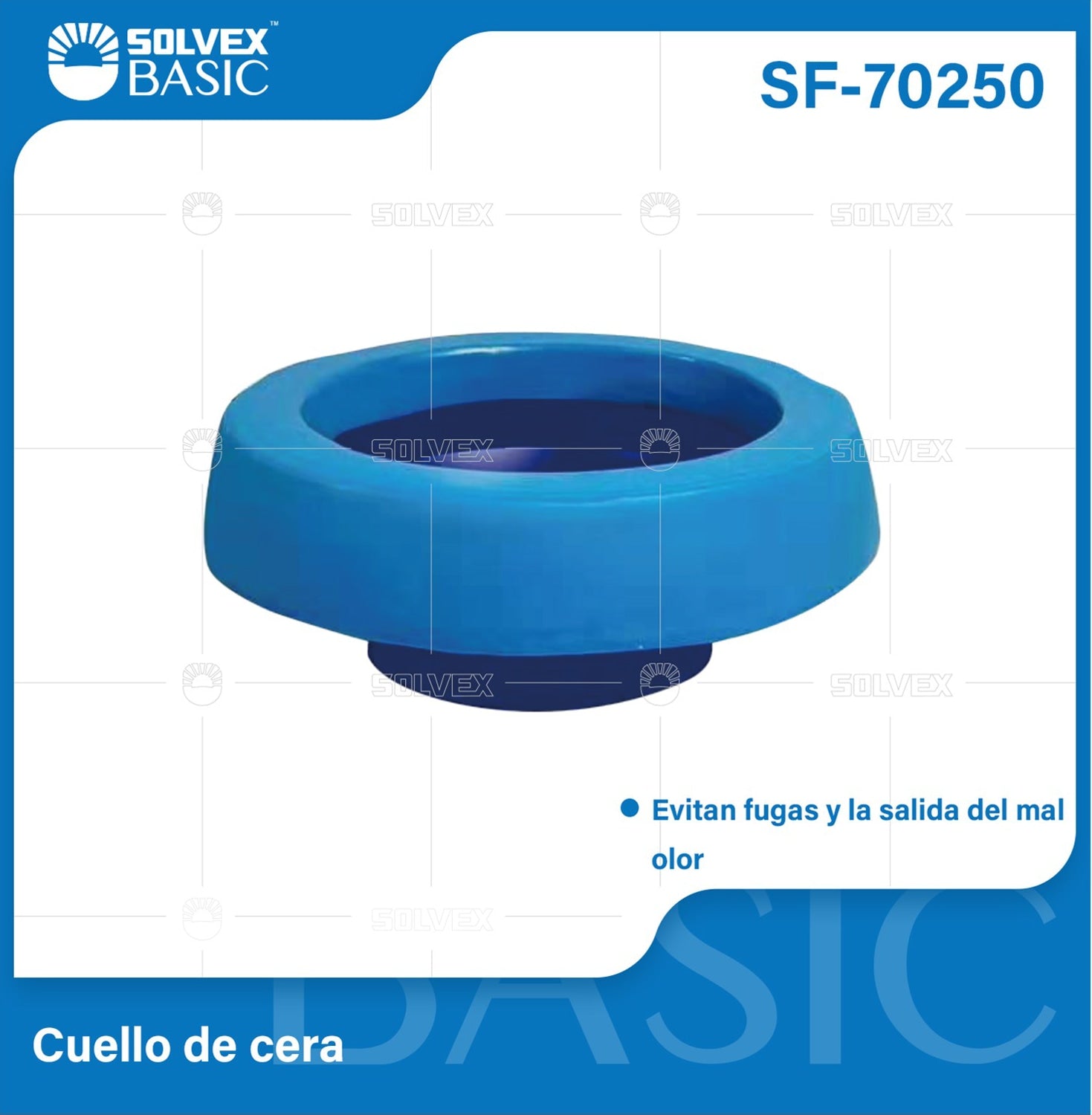 Anillo de Cera para Inodoro con Brida Plástica. Sello Hermético Antifugas y Antiolores. Aro de cera.