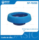 Anillo de Cera para Inodoro con Brida Plástica. Sello Hermético Antifugas y Antiolores. Aro de cera.