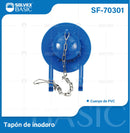 Tapón Flapper para Inodoro con Cadena de PVC. Repuesto Universal para Tanque Sanitario.