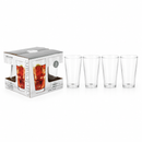 Vasos Altos de Vidrio Transparentes de 15.75Oz (460ml) para Bebidas Agua Cocteles (Set de 4)
