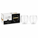 Tazas de Doble Pared de Borosilicato para Shot y Espresso 4.2 oz (120ml) Vasos de Vidrio para Café y Té (Set de 2)