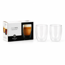 Tazas de Doble Pared de Borosilicato para Bebidas Frías y Calientes de 11.5 Oz (340ml) Vasos de Vidrio para Café y Té (Set de 2)