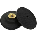 Disco De Goma Con Velcro Para Pulidora 4" (10.16 Cm) Rosca 5/8"-11. Soporte De Lija Y Pulido Velcro Alta Velocidad 12000 RPM