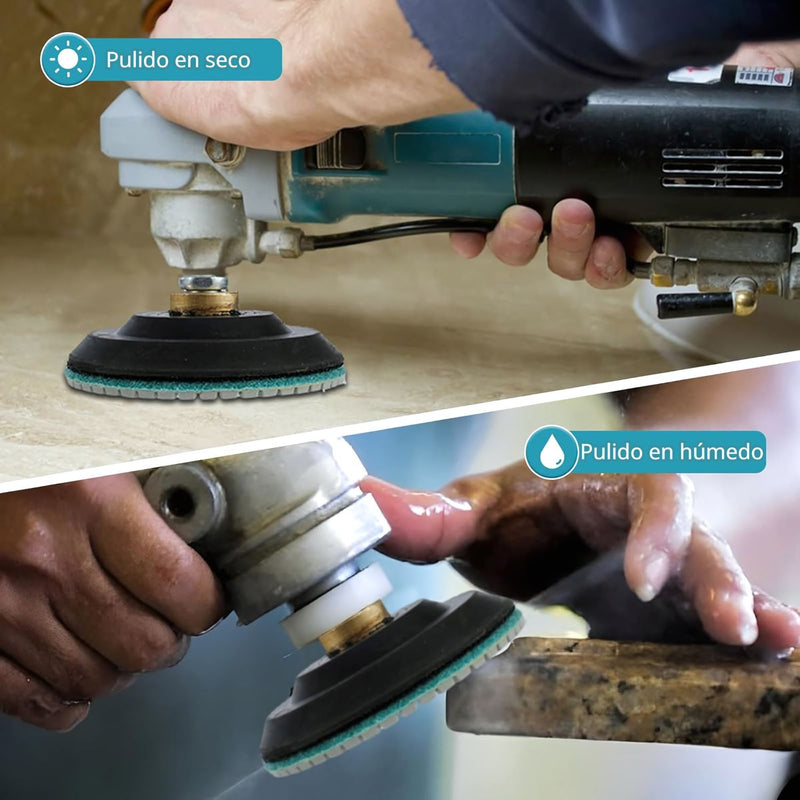 Almohadilla de Pulido de Diamante 4” (100 mm) – Grano 500