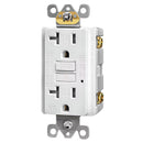 Tomacorriente doble GFCI 20A 125V a Prueba de Agua y Sobrecargas. Enchufe Eléctrico de Seguridad con Reset y Test.