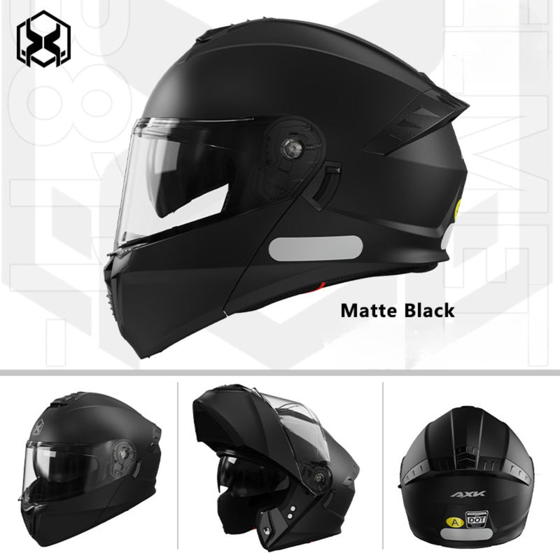 Casco de Moto Doble Visor 56-59 cm. Casco para motocicletas.