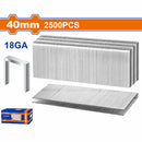 Grapas de Corona 40mm 2500 pzas por caja. Apto para WBN2540