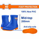 Botas de Caucho Corte Medio talla 40 100% PVC. Resistentes a Aceites, Acidos y a la Alcalinidad. Par