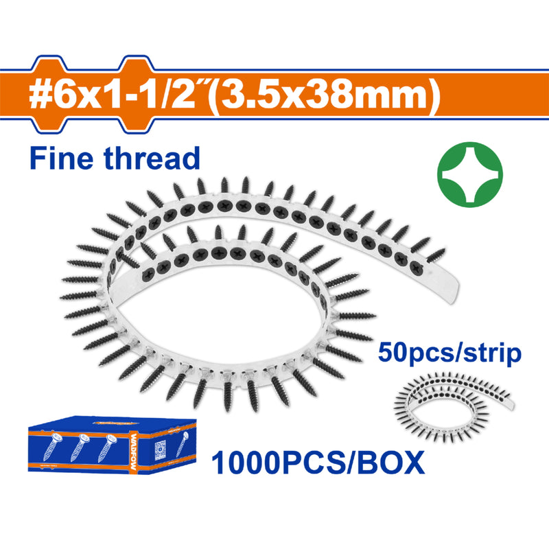 Tornillos en Tira para Drywall