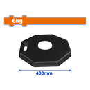 Base de Caucho para postes de advertencia 6Kg. Compatible con WYJ2A11