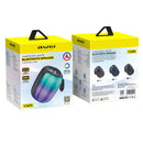 Bocina Bluetooth 5.3 Portátil 10W. Speaker Parlante Inalámbrico con Luces RGB. Altavoz Recargable con Batería de 1800mAh.