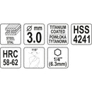 Broca serruchadora caladora .Titanio