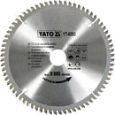 Disco corte de aluminio 8 1/4" TCT para ingleteadora 210mm 72 dientes 30mm