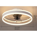 Abanico de Techo Ventilador LED (Color Blanco). 3 Tonos de Luz. Ventilador Silencioso 110V.