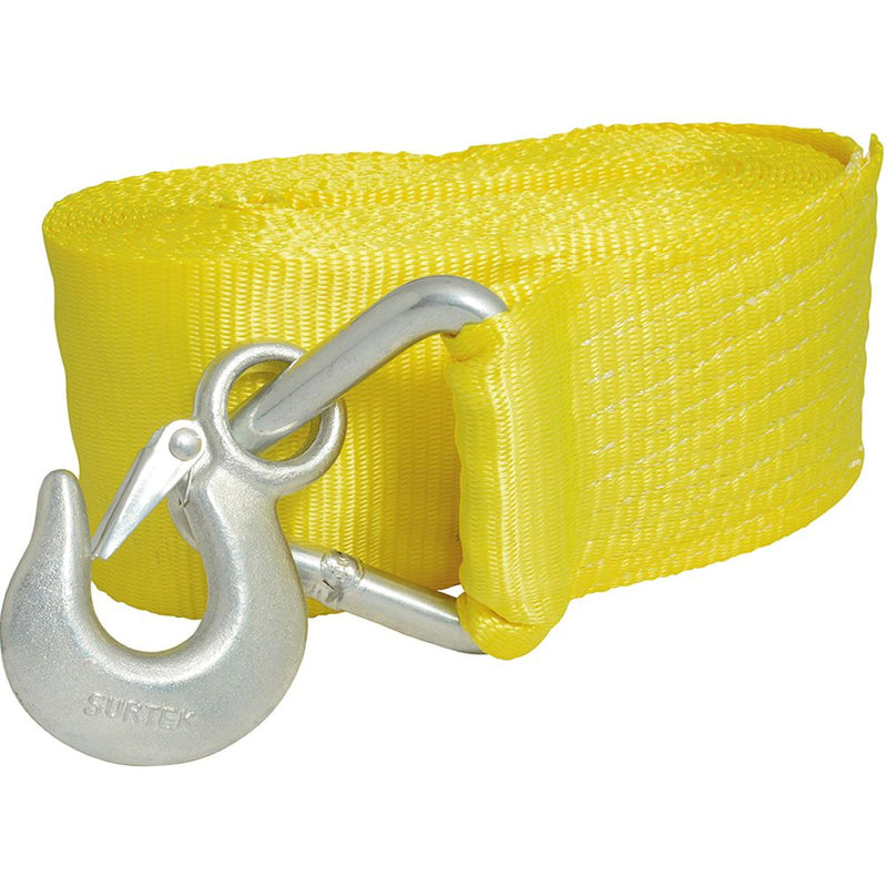 Banda malacate con gancho con seguro 9m Surtek