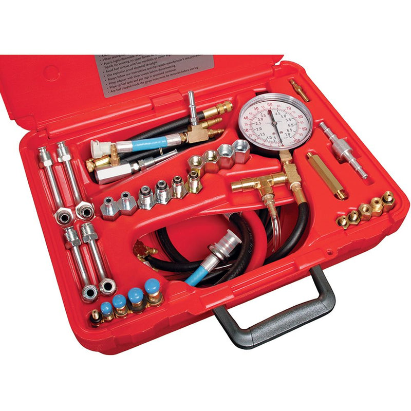 Juego de probador de combustible 34 piezas Urrea