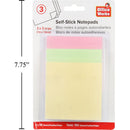 Paquete de 3 notas adhesivas de 3 x 3 " post it