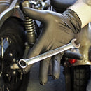 Guantes de nitrilo de 9mil, color negro, talla L Adenna